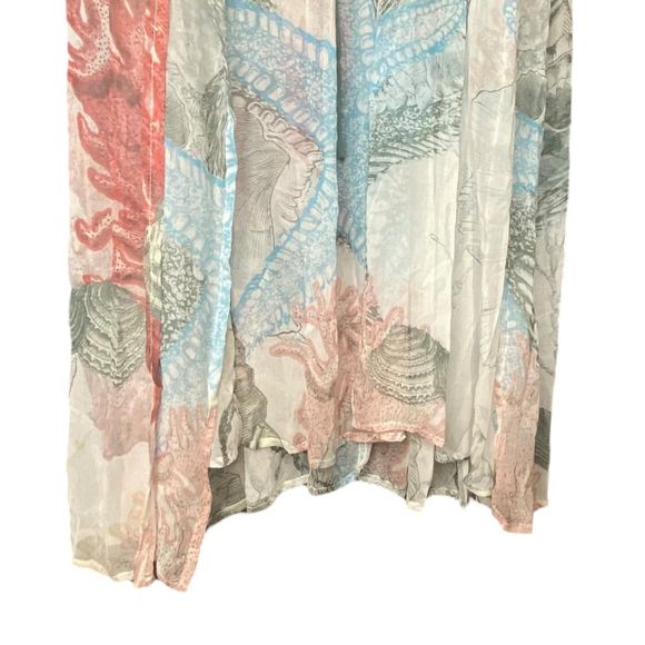 Anthropologie Moulinette Soeurs Sea Star Starfish Maxi Dress Sheer XS - Picture 5 of 14